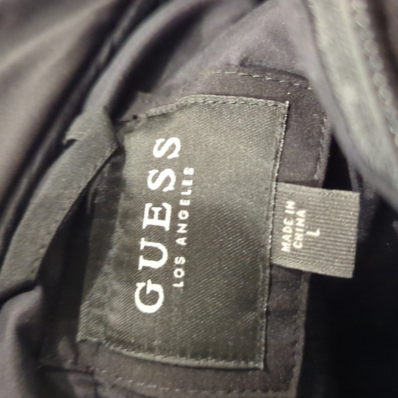 Guess Fitted Waist Length Water Resistant Jacket - Picture 9 of 12